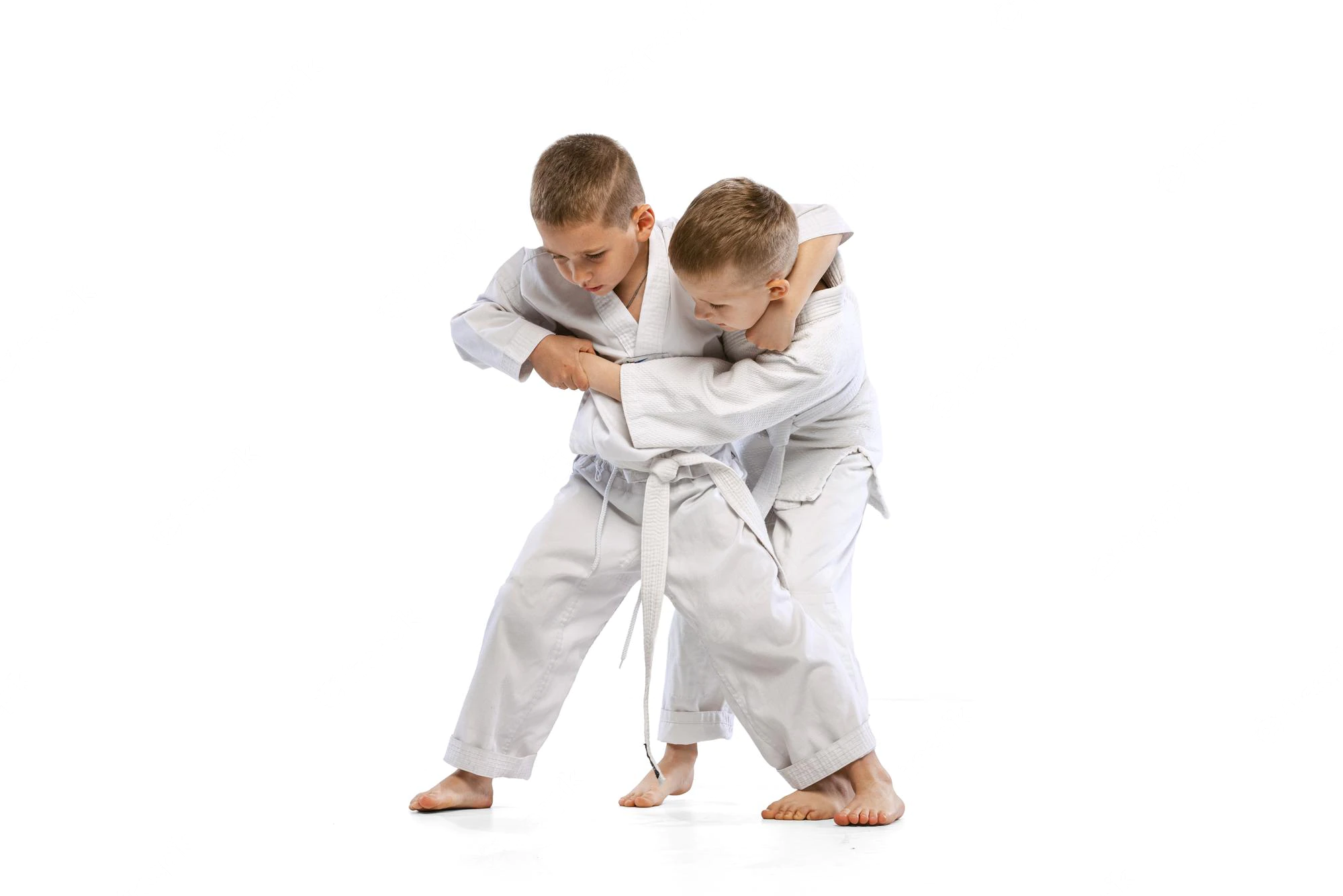 enfants qui font du judo