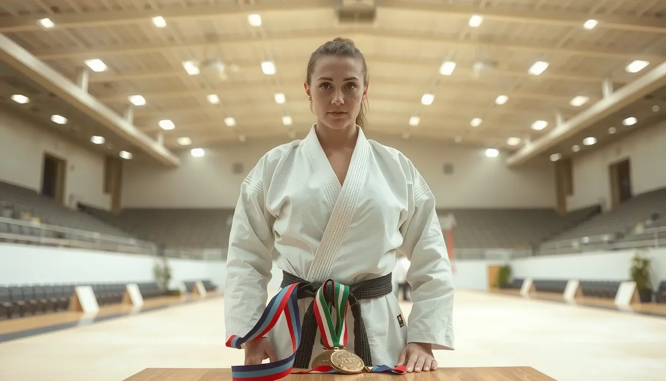 championne de judo femme