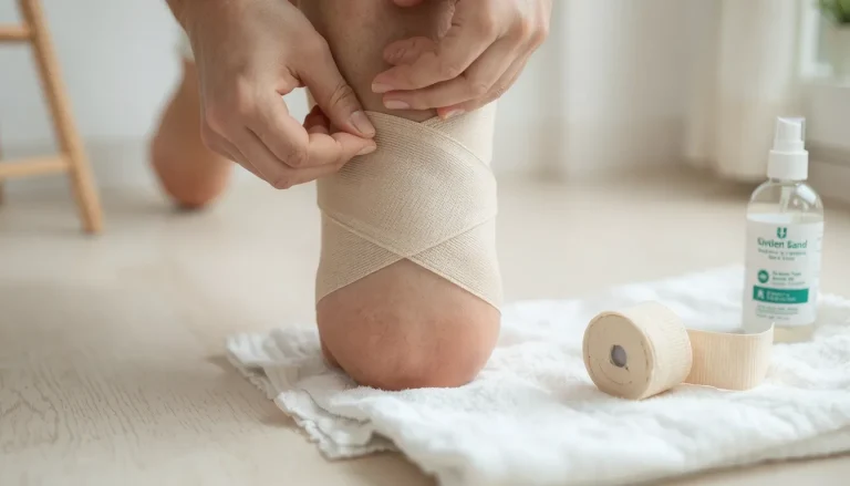 Strapping genou ligament interne : protocole de pose pas à pas et conseils pratiques